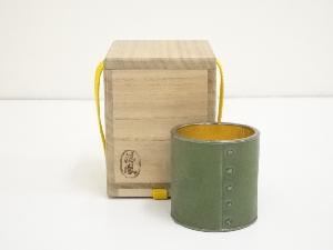 清鳳造　綴目蓋置（共箱）